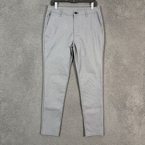 Public Rec Pants Mens 30x32 Gray Slim Fit All Day Everyday Pants Stretch Chino